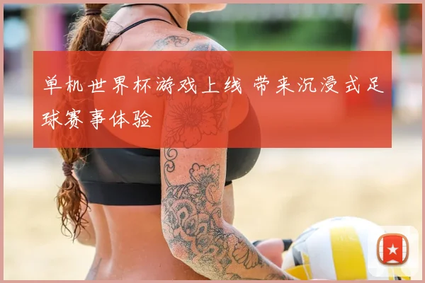 单机世界杯游戏上线 带来沉浸式足球赛事体验